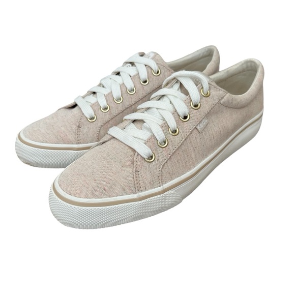 Keds Shoes - Keds Women’s Jump Kick Lace Up Sneaker Sz 9.5 in Oatmeal Linen Fleck Like New